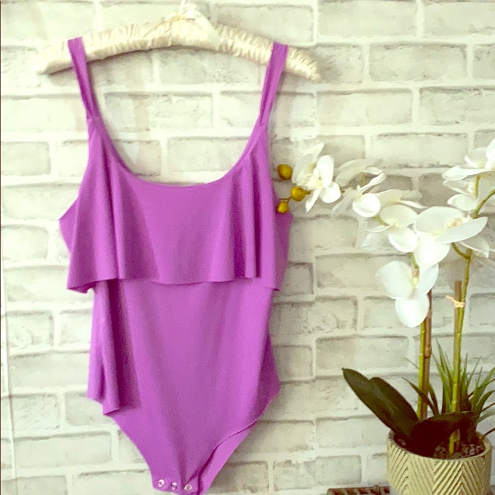 Purple Iris color Bodysuit